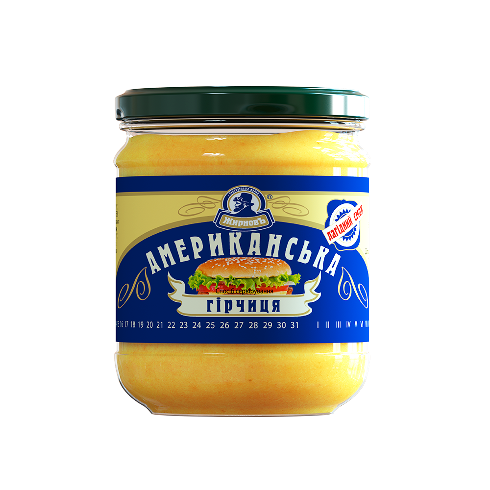 

Гірчиця "Американська" ЖирновЪ с/б 200г