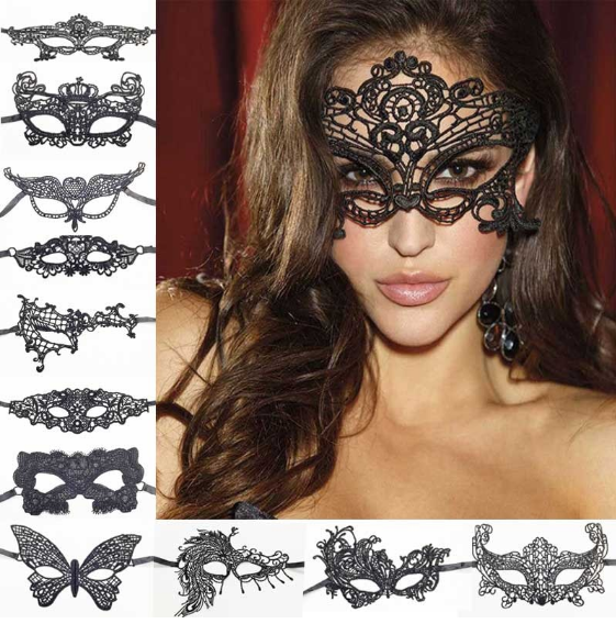 

Женская маска кружевная- маскарадная- тематическая. 8-видов