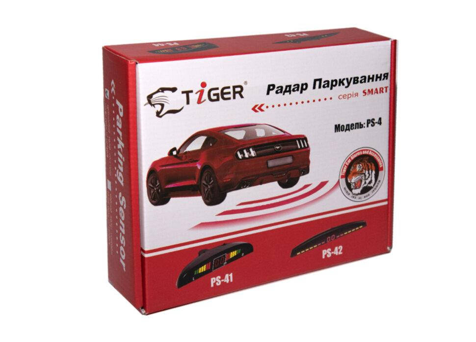 

Парктроник Tiger PS-41, 4 датчика, 18мм, черный, серый
