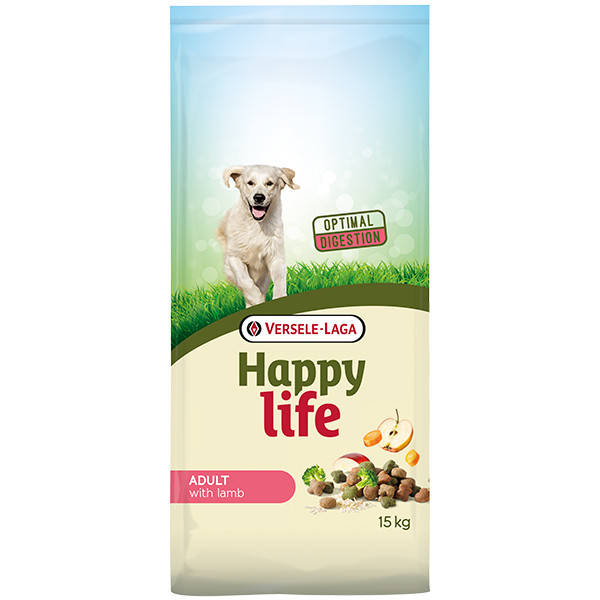 

Сухой корм для собак Happy Life Adult with Lamb Хеппи Лайф Ягненок 15 кг