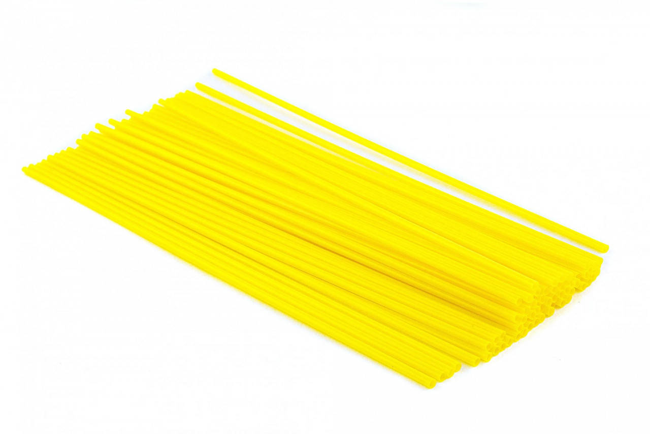 

Трубочка для коктейля круглая, желтая 3 × 265 мм, Желтый