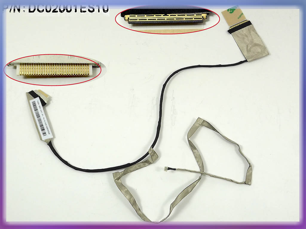 

Шлейф матрицы для LENOVO G580, G585 (DC02001ES10). Для дискретной видеокарты.