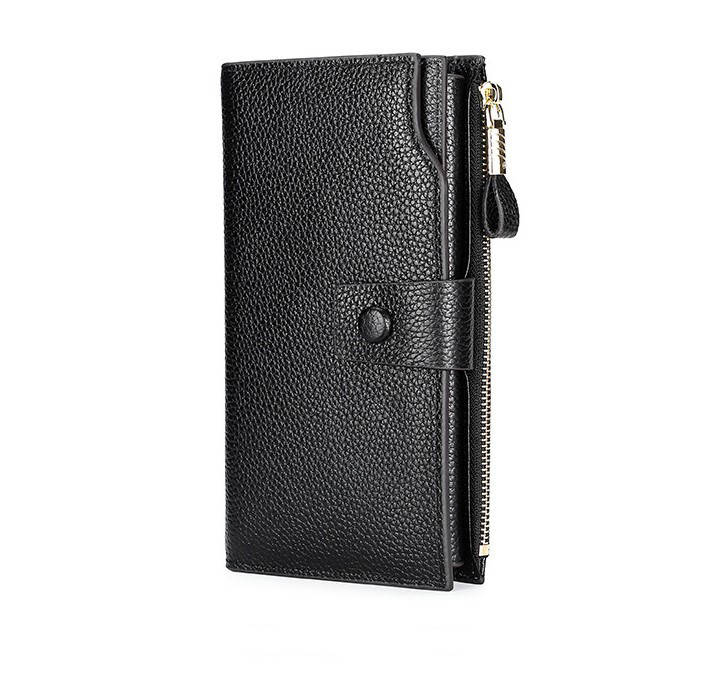 

Женский кожаный кошелек Moro (557), Черный