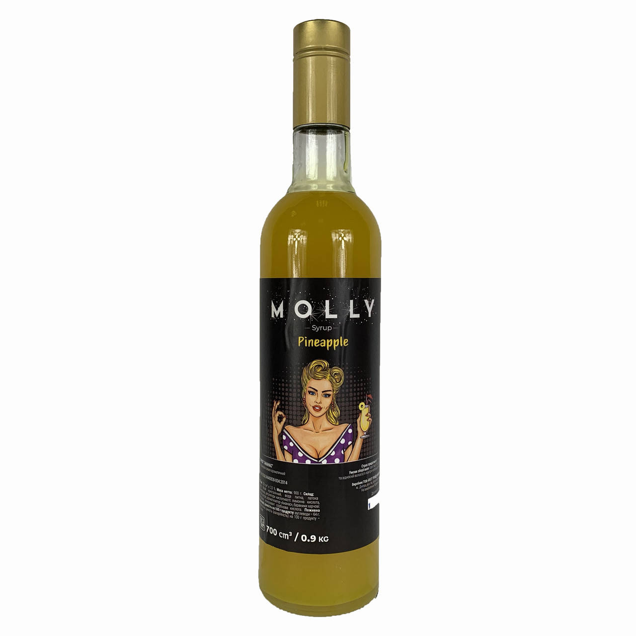 

Сироп MOLLY Ананас 700 мл