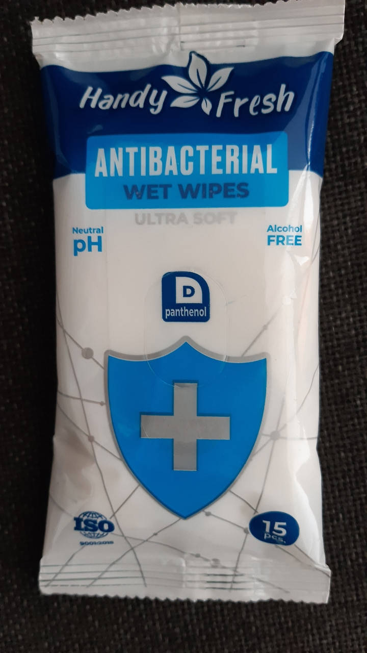 

Серветка волога "Handy" Antibacterial (15шт)