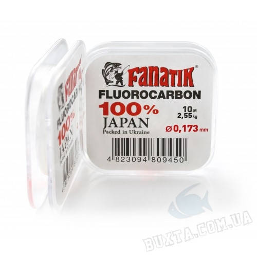 

Флюорокарбон Fanatik 10 m (#1.0) 0,173 mm 2,55 kg (FRC 10-173)
