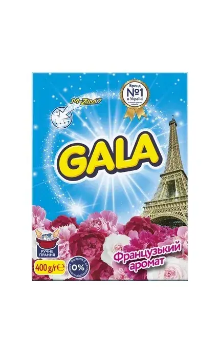 

Стиральный порошок Gala Французский аромат 400 г Ручная стирка