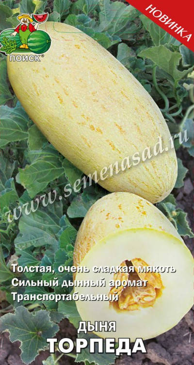 

Поиск. Семена Дыня Торпеда, 15 шт.