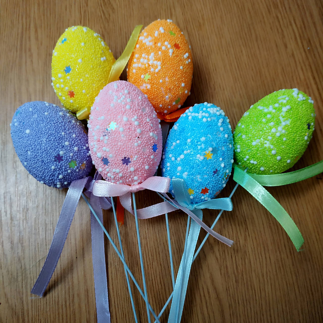 

Пасхальное яйцо на проволоке, 6 см