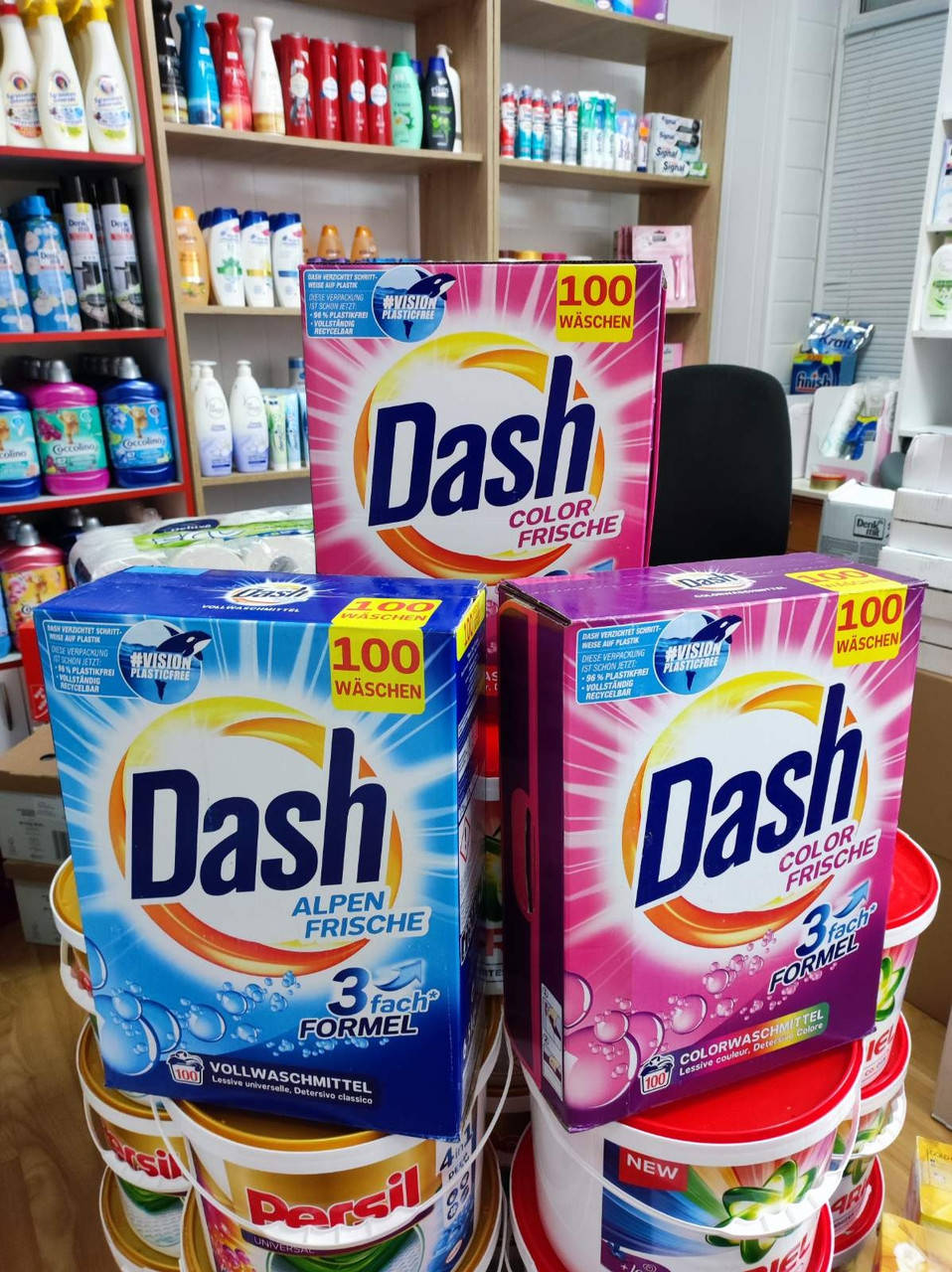 

Dash стиральный порошок для цветных вещей 7,15 kg. На 100 циклов. Германия