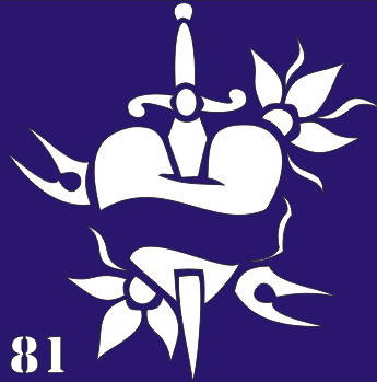 

Трафареты для био-тату 6х6 (№ 81)