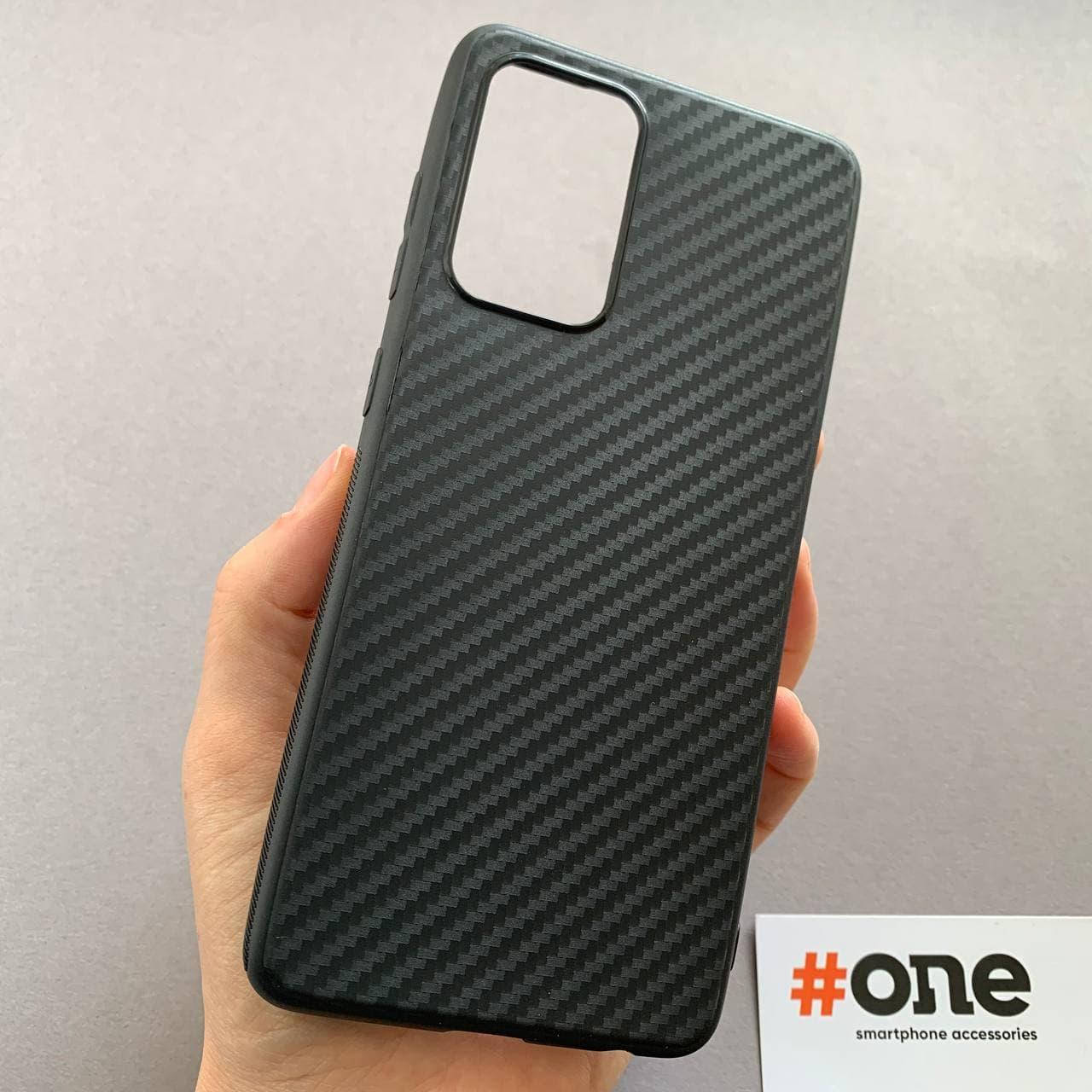 

Чехол для Samsung Galaxy A52 силиконовый плотный карбоновый чехол на телефон самсунг а52 черний CSl