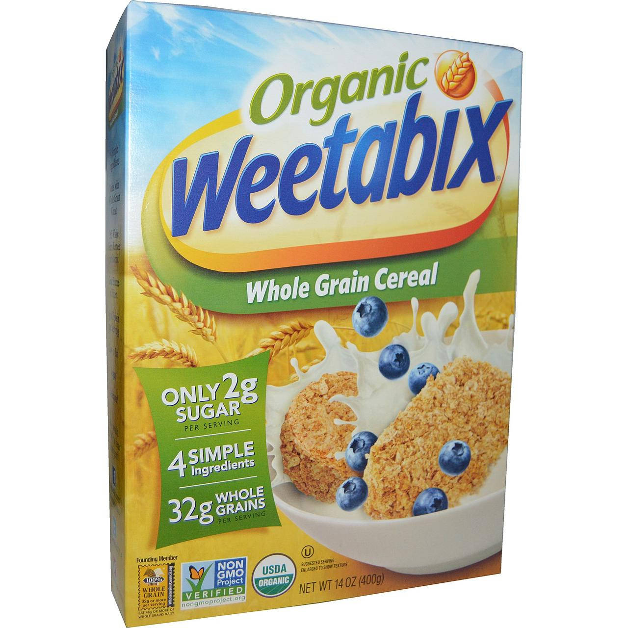 

Weetabix, Цельнозерновое бисквитное печенье, 24 печений 14 унций (400 г)