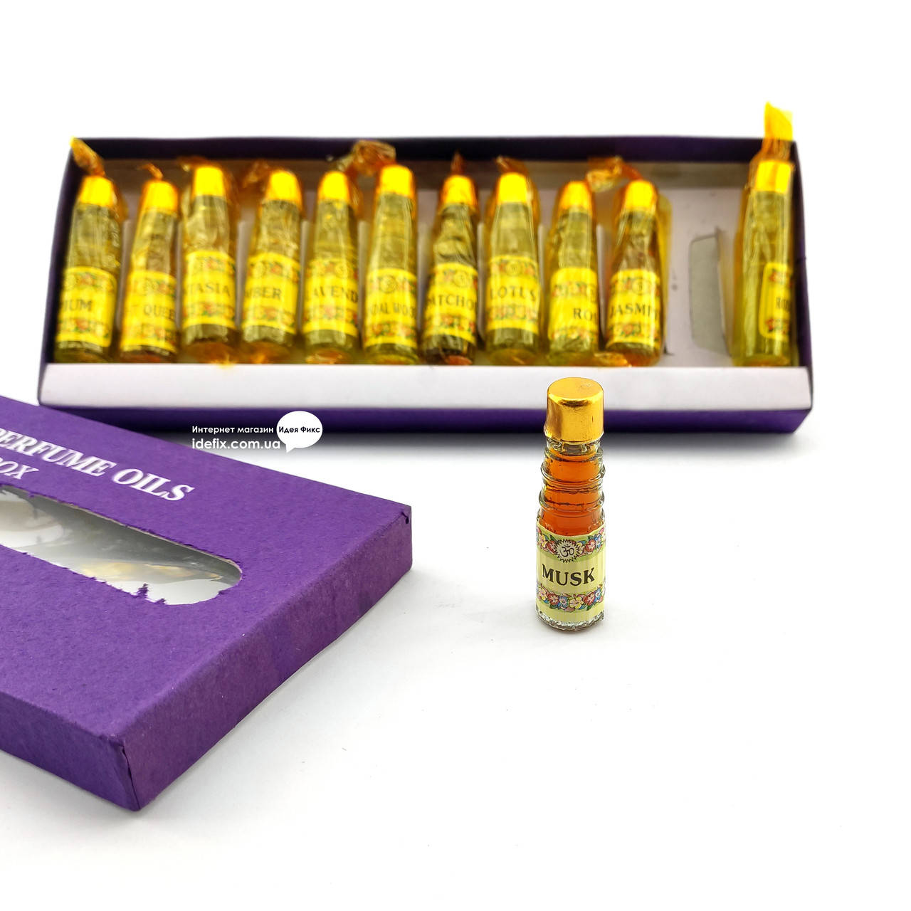 

Набор ароматических масел OM EXPO India Natural Perfume 12х2,5мл (26757)