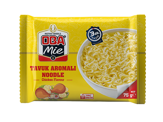 

Макароны быстрого приготовления Oba Mie с курицей 75 г, 40шт/ящ