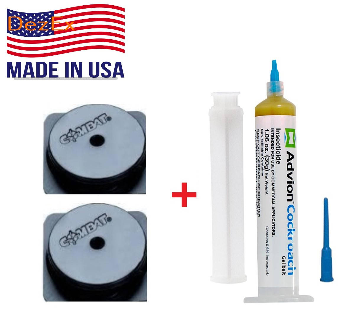 

Комплект от тараканов Дюпонт+Комбат. Advion, Dupont, Combat ловушки. Станции Combat