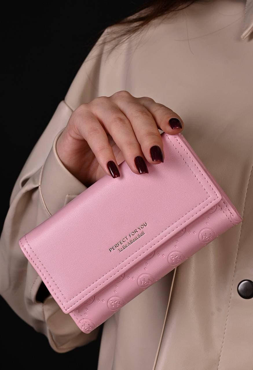 

Кошелек женский розовый код 437