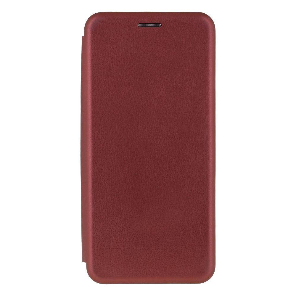 

Чехол-книжка кожа для Xiaomi Mi 10 Lite Цвет Бордовый
