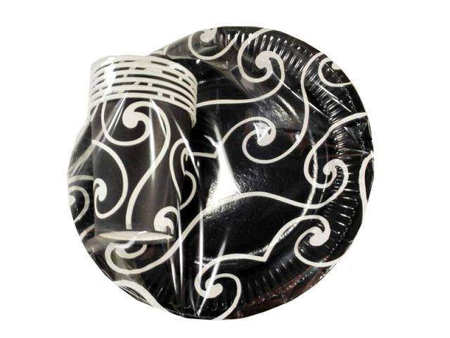 

Комплект одноразовой бумажной посуды №4/23 "Барокко" (1 пачка)