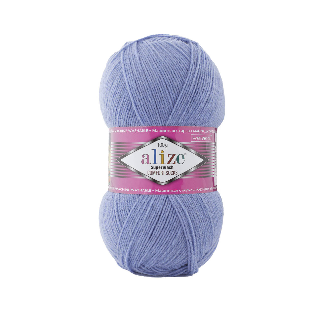 

Alize Superwash - 432 светло-синий