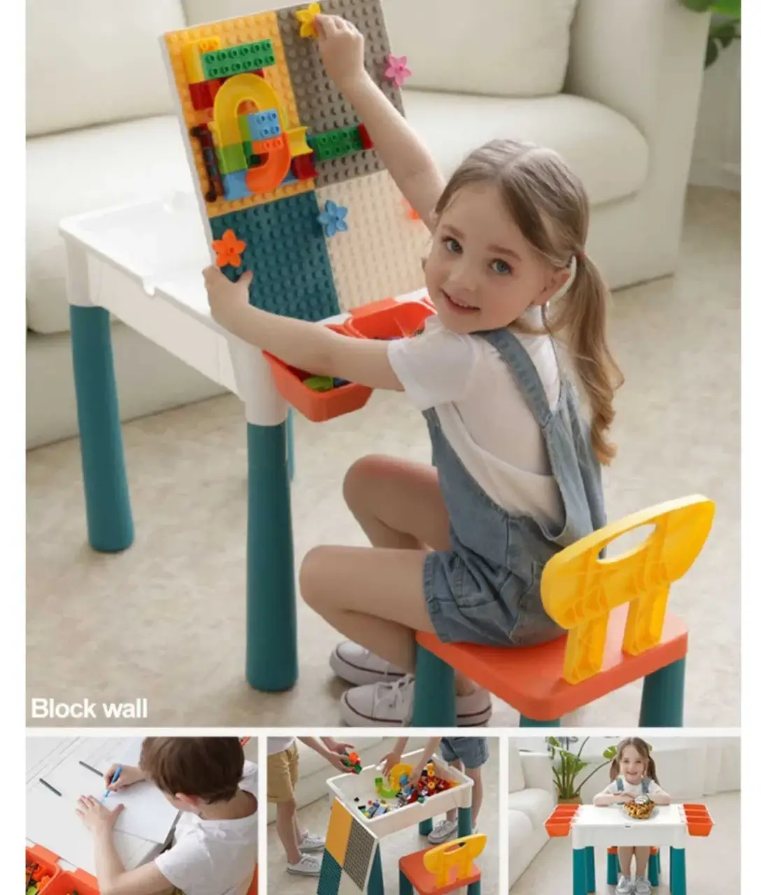 

Игровой столик с конструктором. Столик дитячий для лего.