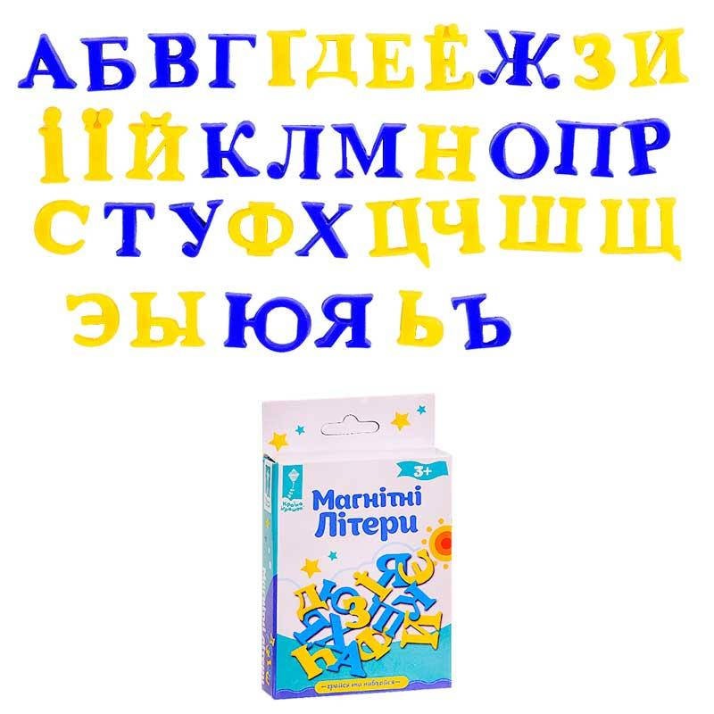 

Буквы магнитные "Украинский алфавит" KI-7001, Разные цвета