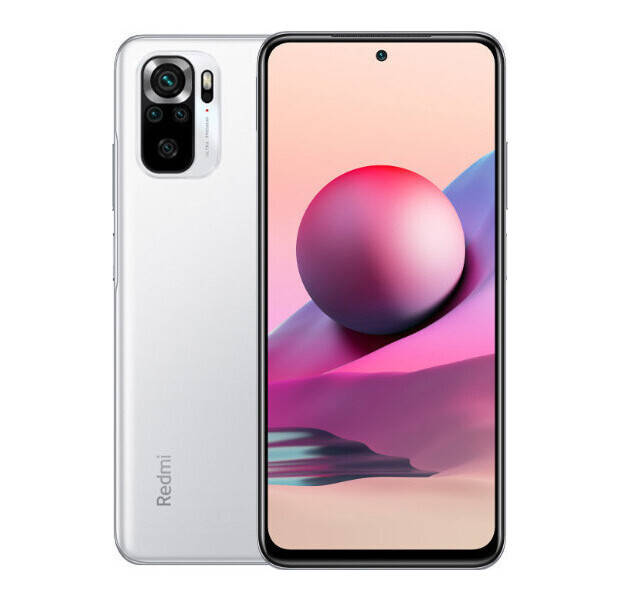 

Смартфон Xiaomi Redmi Note 10S 6/128Gb Pebble White EU NFC, Белый