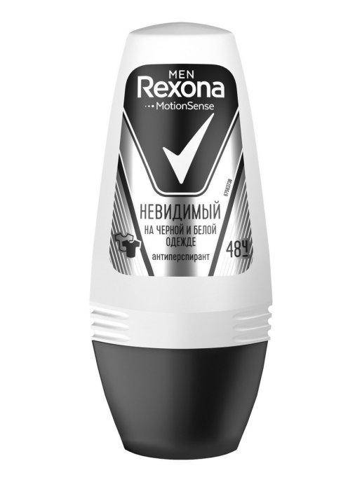 

REXONA Men Роликовый антиперспирант Невидимый на черной и белой одежде 50 мл