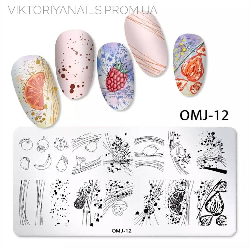 

Металлическая пластина для стемпинга OMJ-12