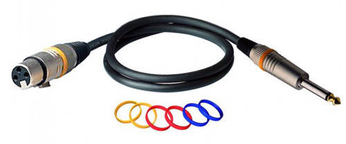 

Микрофонный кабель ROCKCABLE RCL30381 D6 F - Microphone Cable - XLR (f) / TS Jack (1m)