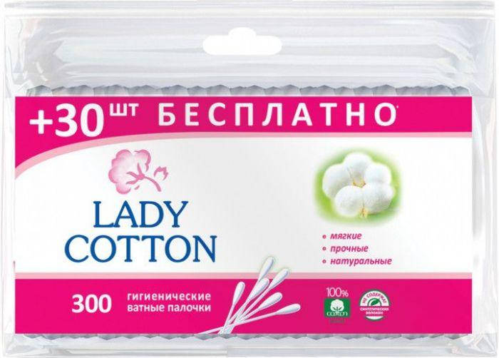 

Ватні палички Lady Cotton п/е 300 шт