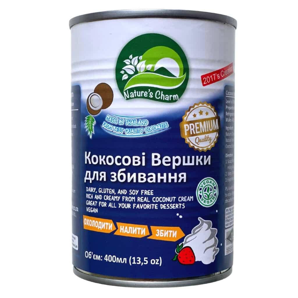 

Вершки кокосові для взбивання Nature's charm