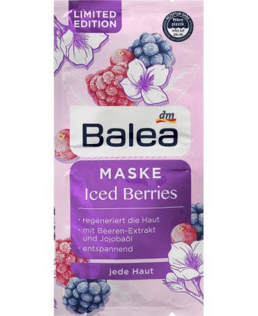 

Маска для лица Balea Maske Iced Berries, 2st. х 8 ml.