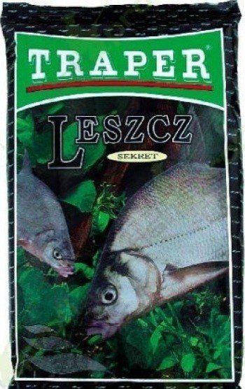 

Прикормка Traper Leszcz Sekret czarny 1kg . Трапер Лещ Сикрет черный.