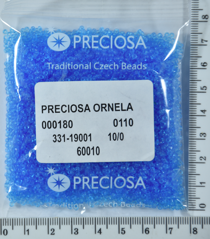 

Бисер PRECIOSA №10/0 прозрачн №60010 пакет 50 грамм уп=1пакет