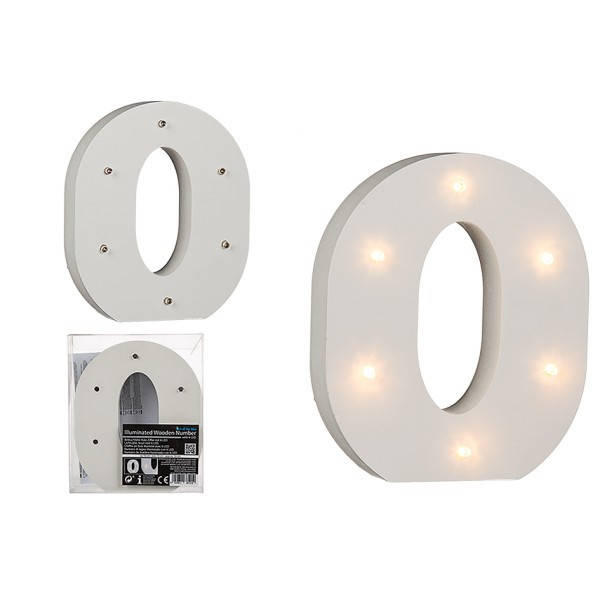 

Буква О декоративная с LED подсветкой - MegaLavka