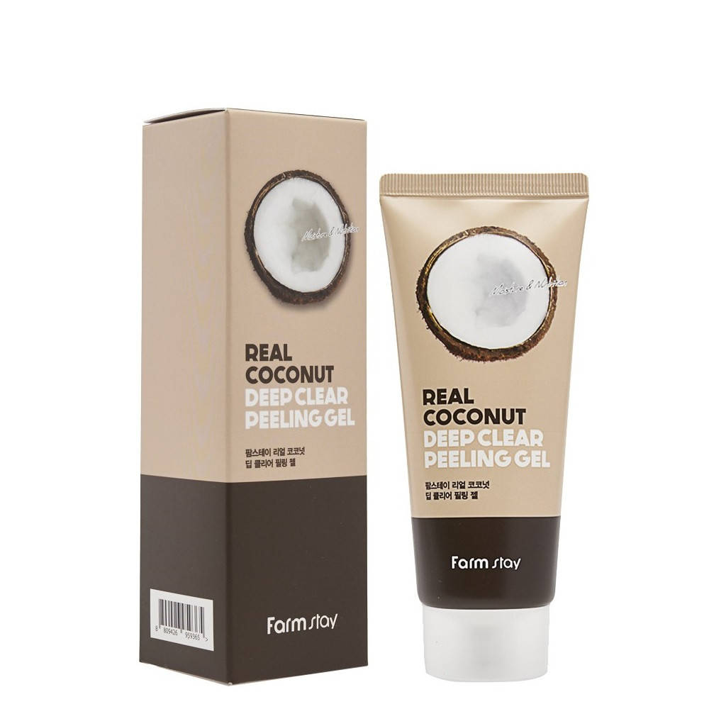 

Пилинг-гель с экстактом кокоса FarmStay Real Coconut Deep Clear Peeling Gel