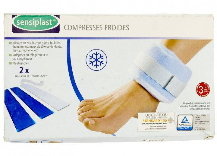 

Холодный гелевый многоразовый компресс 2 шт. sensiplast (Germany)