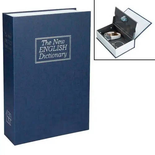 

Книга, книжка сейф на ключе, английский словарь M 240x155x55мм, УЦЕНКА E2