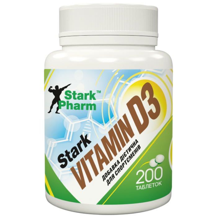 

Диетическая добавка Vitamin D3 2000IU от Stark Pharm, 200 таблеток