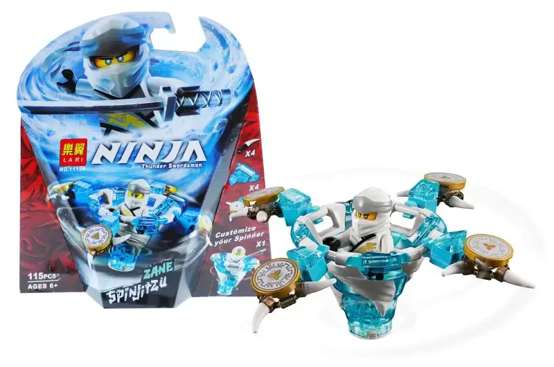 

Конструктор "NINJAGO" Lari 11154 «Зейн - мастер Кружитцу»