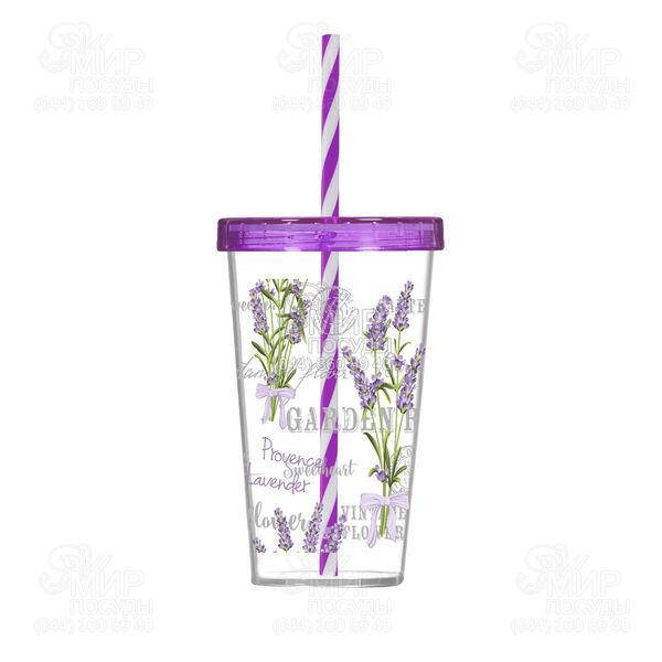

Herevin Стакан с трубочкой Lavanda 660мл 161448-004P