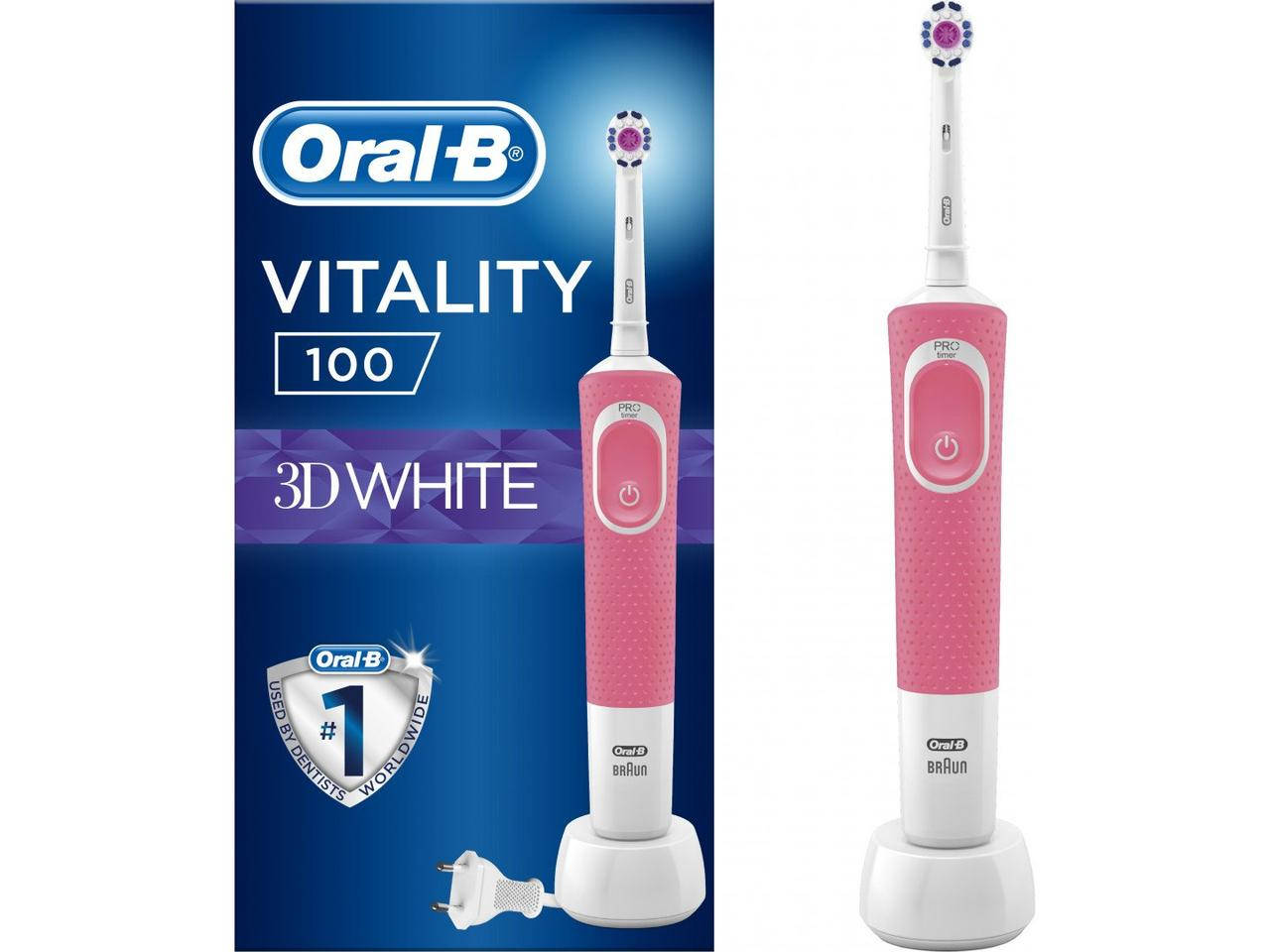 

Электрическая зубная щетка Braun Oral-B Vitality 100 Pink