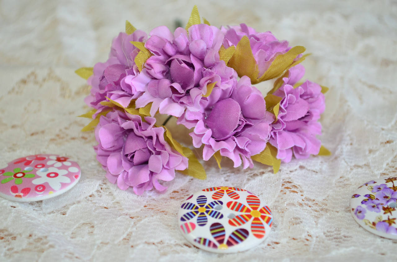 

Букет розы (цена за букет из 6 шт). Цвет - фиолетовый