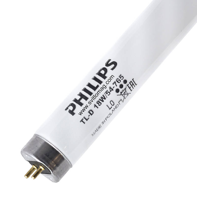 

Лампа люминесцентная TL-D 18w/54-765 PHILIPS G13