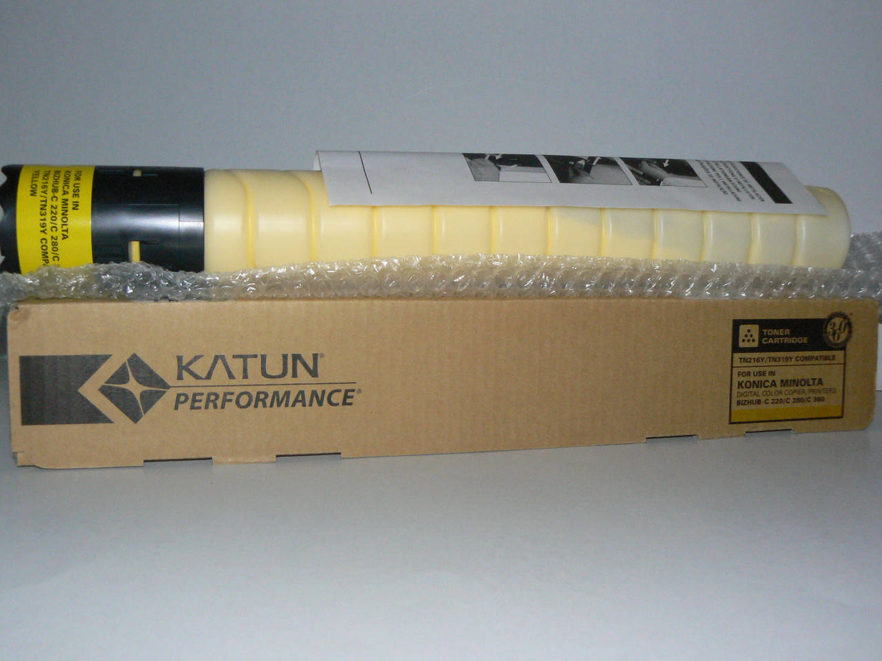 

TN216 Y / TN319Y тонер картридж Konica Minolta bizhub C220/C280/c360 Katun, tn-216y
