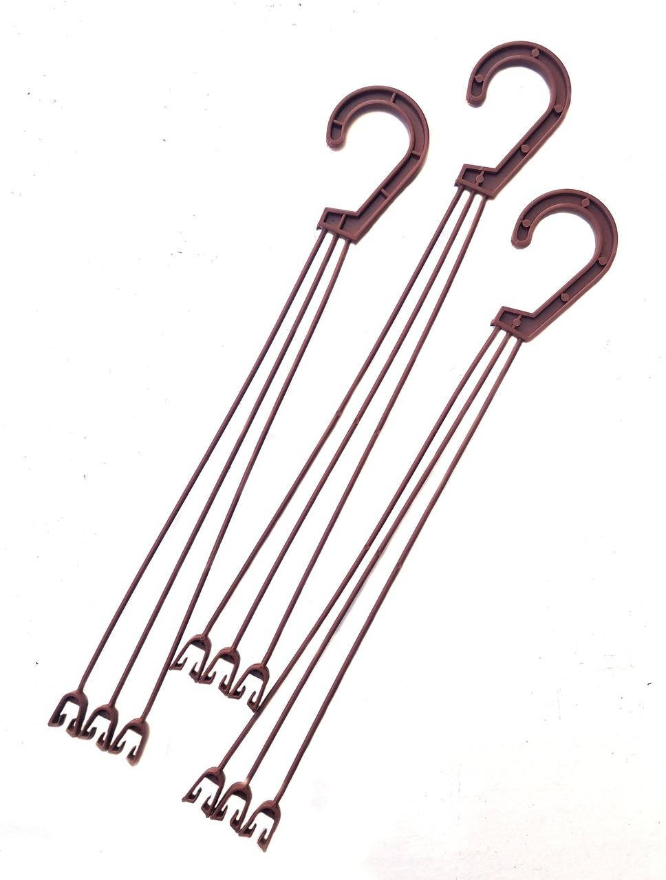 

Подвеска для цветов пластиковая h=38 см коричневая "Юнипласт"