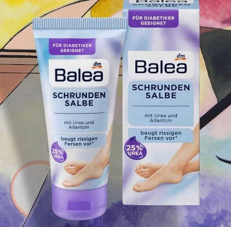 

Balea Schrunden salbe 25% Urea Мазь от трещин на ногах c 25% уреа 50 мл