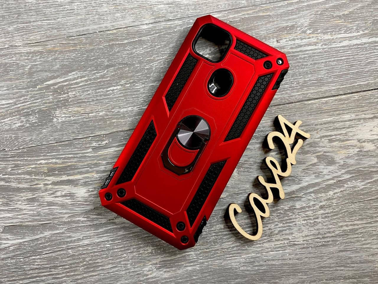 

PC + TPU чехол New armor на Xiaomi Redmi 9C (4 цвета) красный