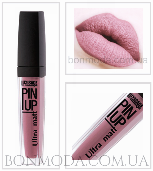 

Матовый стойкий блеск Luxvisage PIN UP "Пыльная Роза" № 19